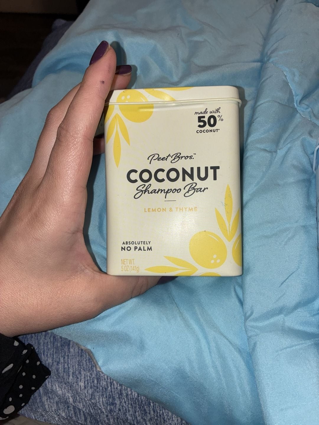 Peet Bros. Coconut Shampoo Bar Set (Lemon & Thyme and Peppermint)