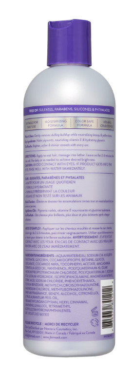 Jhirmack Silver Brightening Purple Shampoo for All Shades of Gray, White 12 floz