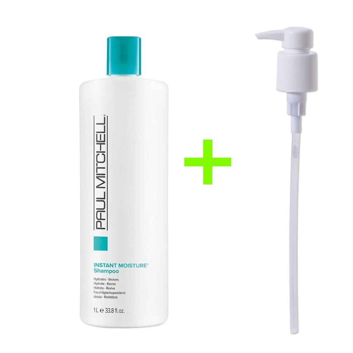 Paul Mitchell Instant Moisture Shampoo 33.8 fl oz (1000 ml) with Pump