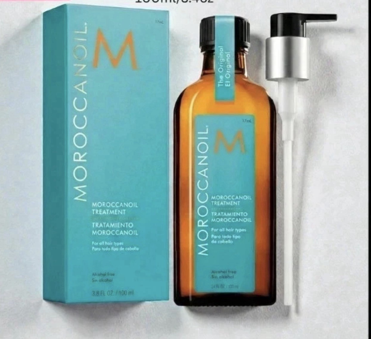 Moroccanoil Treatment, Original (For All Hair Types) 100ml/3.4oz US!!!