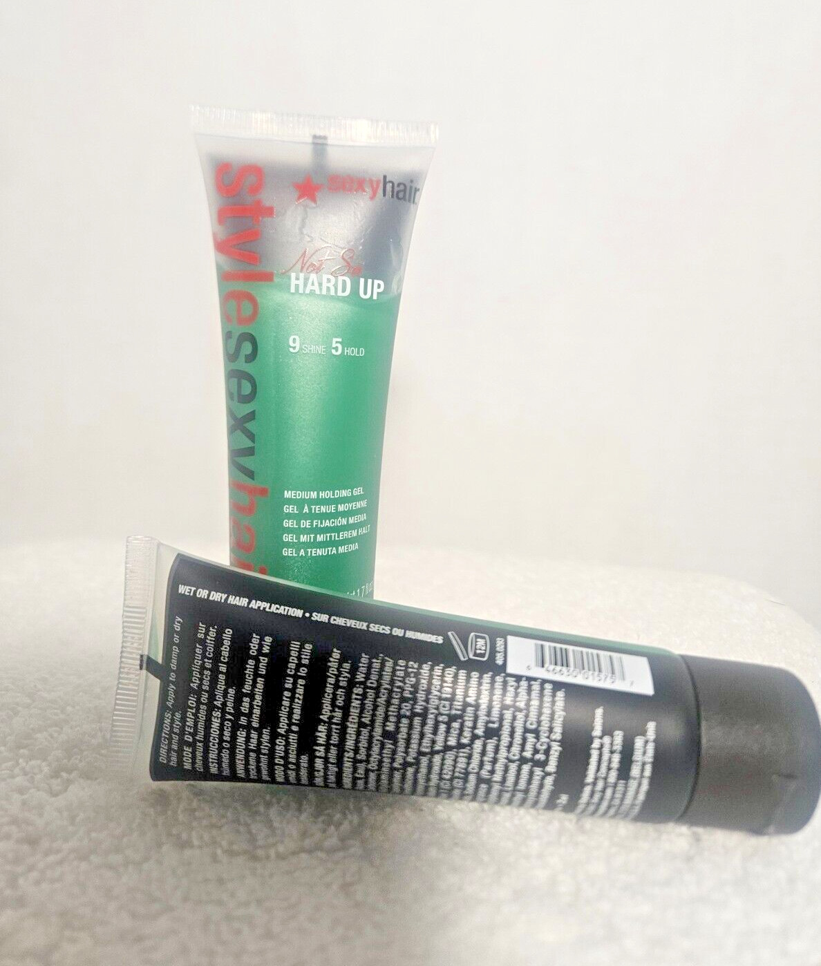 SexyHair NOT SO HARD UP Control Gel *2 New Tubes* 1.7oz Each Style Sexy Hair