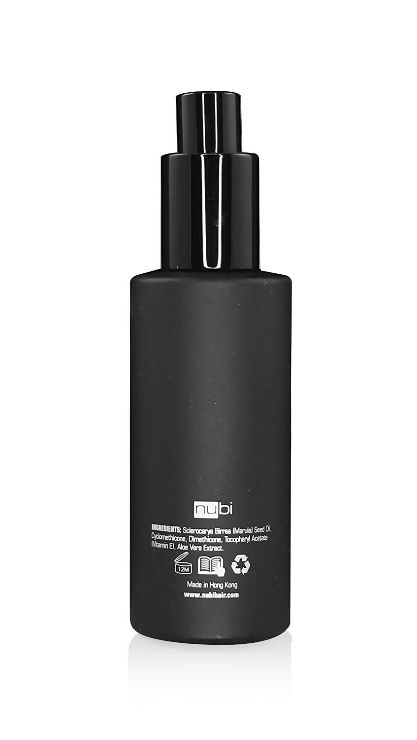 Nubi Boosting Hair Serum Marula Oil with Vitamin E and Aloe Vera 60 ML Pack of 3
