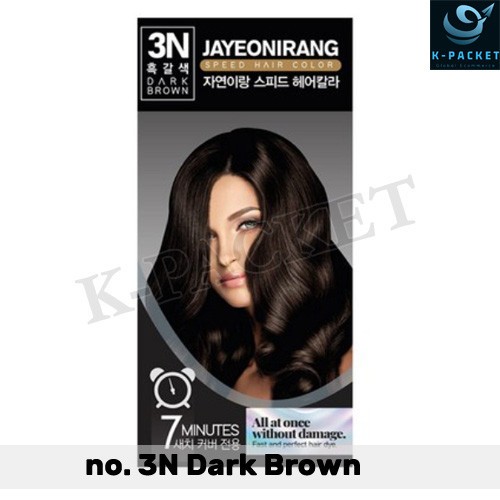 JAYEONIRANG Speed Hair Color #3N Dark Brown Hair Dye Korean Seller NEW