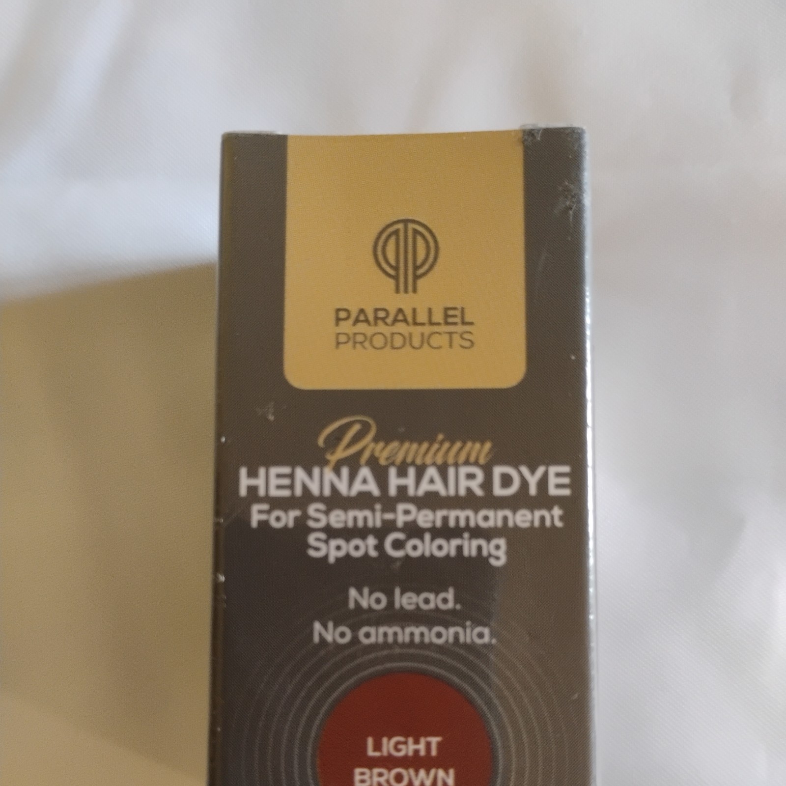 Parallel Products Premium Henna Hair Dye – Semi Perm Spot Coloring- Light Brown