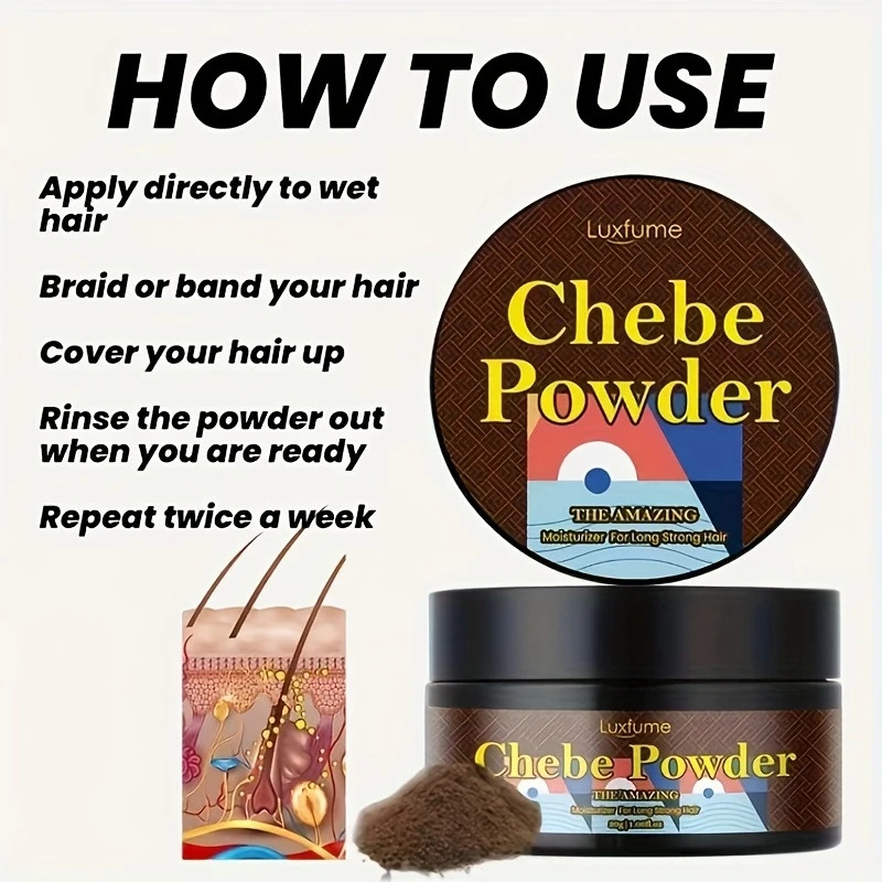 Chebe Powder 100% Natural ingredients -Fast Hair Growth