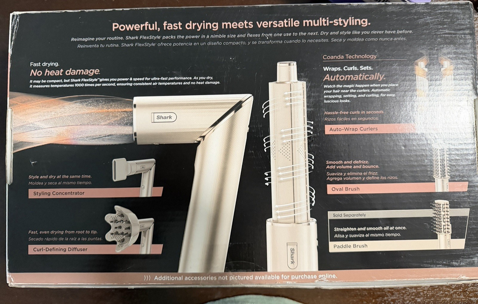 Brand New Shark FlexStyle Air Styling & Drying System HD430 Powerful Hai US