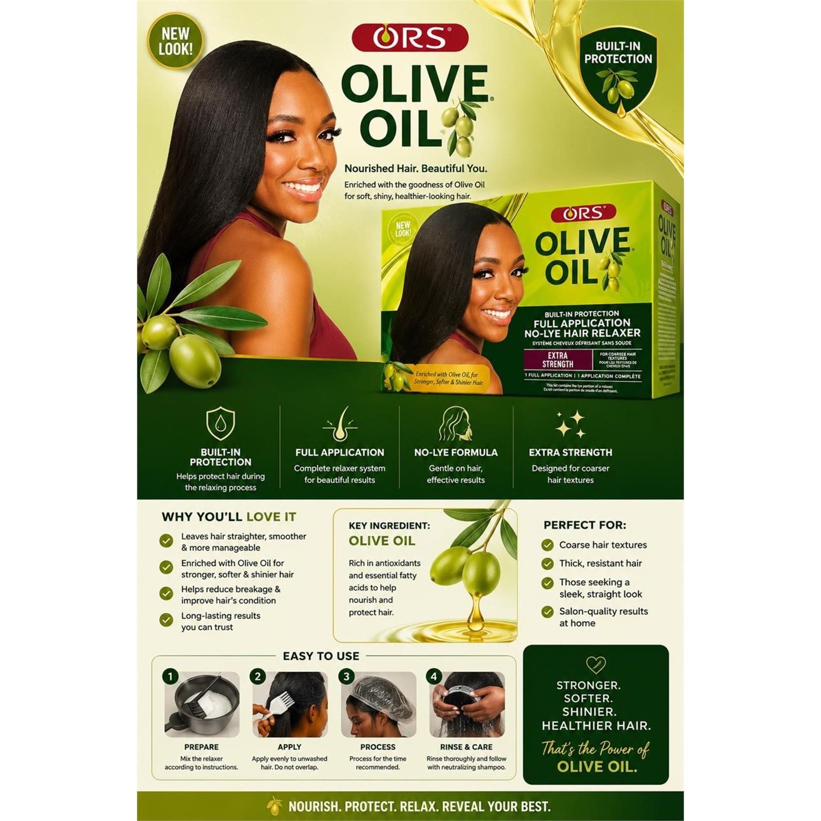 Olive Oil Extra Strength Hair Relaxer