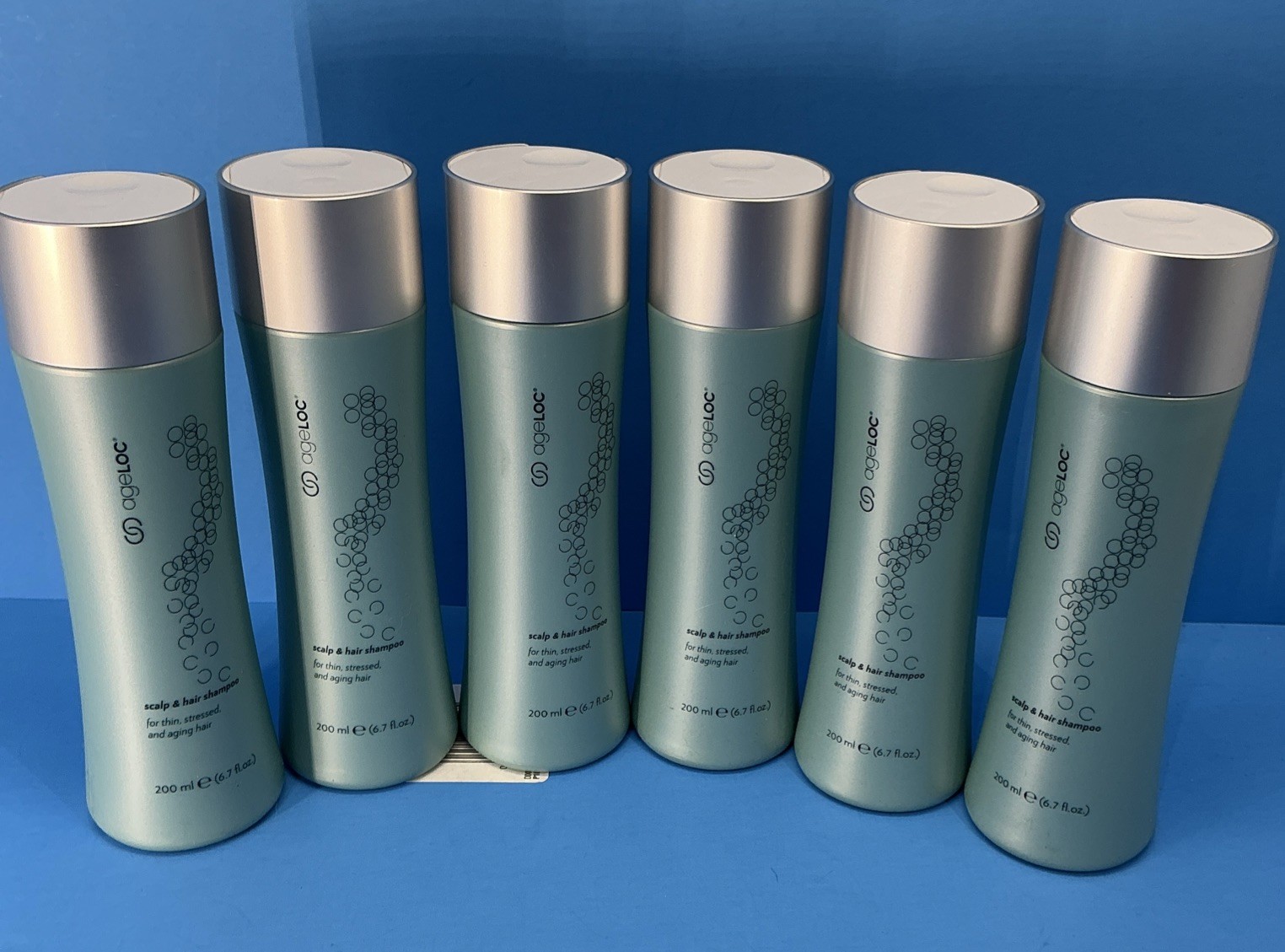 6x Nu Skin ageLOC Nutriol Scalp & Hair Shampoo 6.7fl oz 200 ml