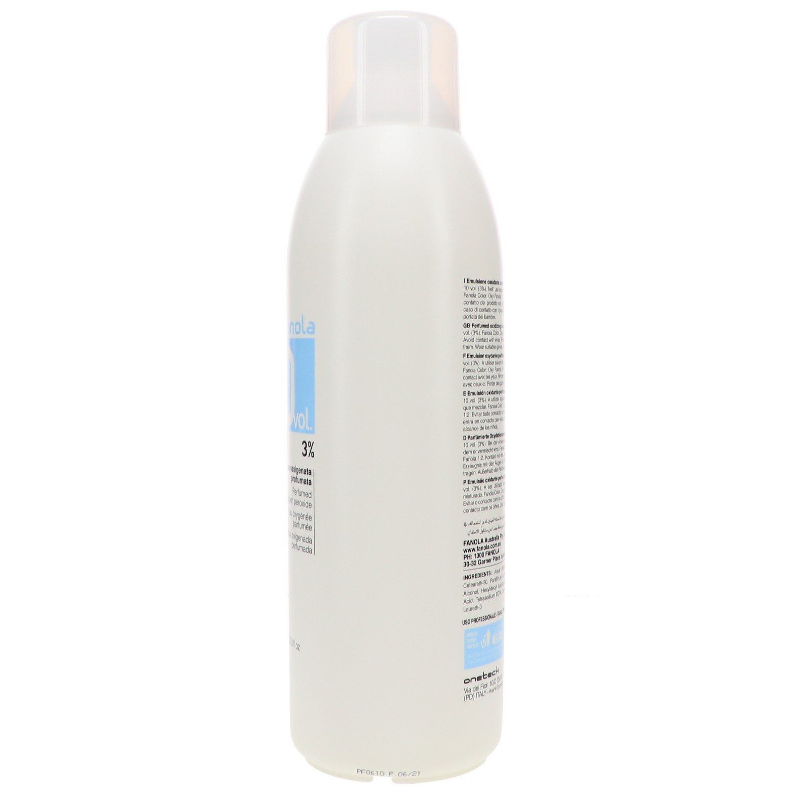 Fanola Perfumed Hydrogen Peroxide 3% 10 Vol. 33.8 oz