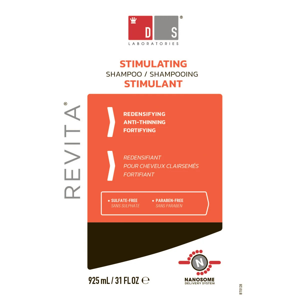 DS Laboratories Revita Hair Stimulating Shampoo Anti-Loss Anti-Thinning 31.3 oz