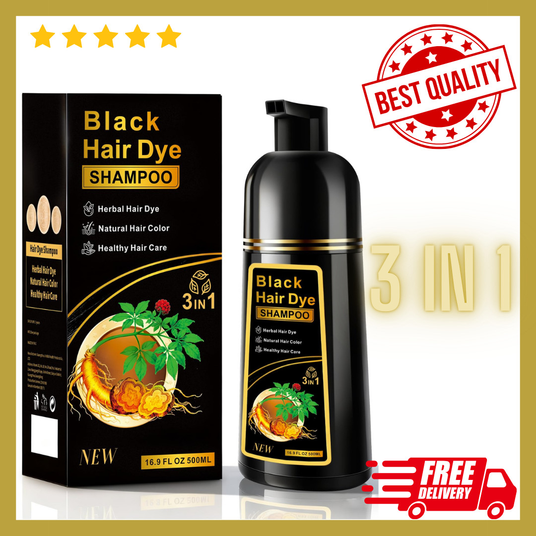 **Hair Dye Shampoo 3 in 1 Hair Shampoo Instant Hair Dye Herbal Ingredients US**