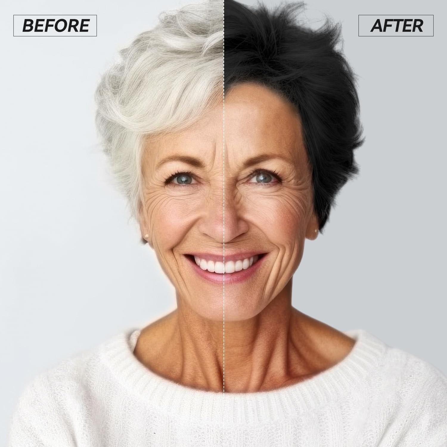 NEW Hair Dye Shampoo 3 in 1 for Women/Men for Gray Coverage Instant Hair Color