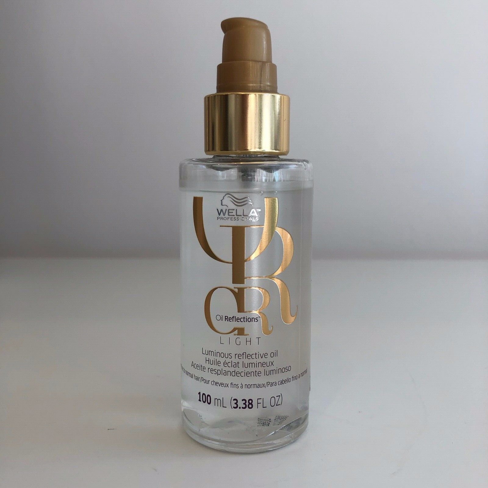 Wella Oil Reflections Light Luminous Reflective Oil 3.38 oz new fresh NO CAP