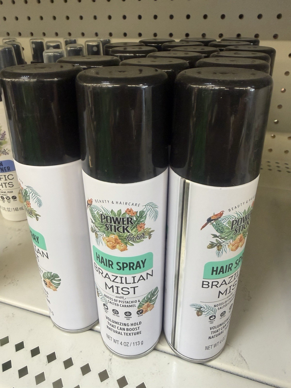 Power Stick for her Brazilian Mist Hairspray, Paraben-Free, 4 oz Pistachio