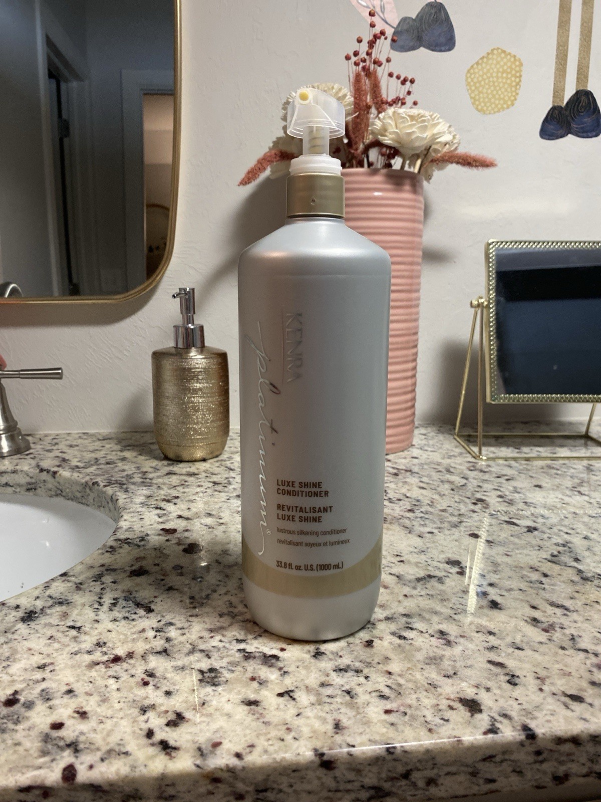 Kenra Platinum Luxe Shine Conditioner 33.8oz – New sealed