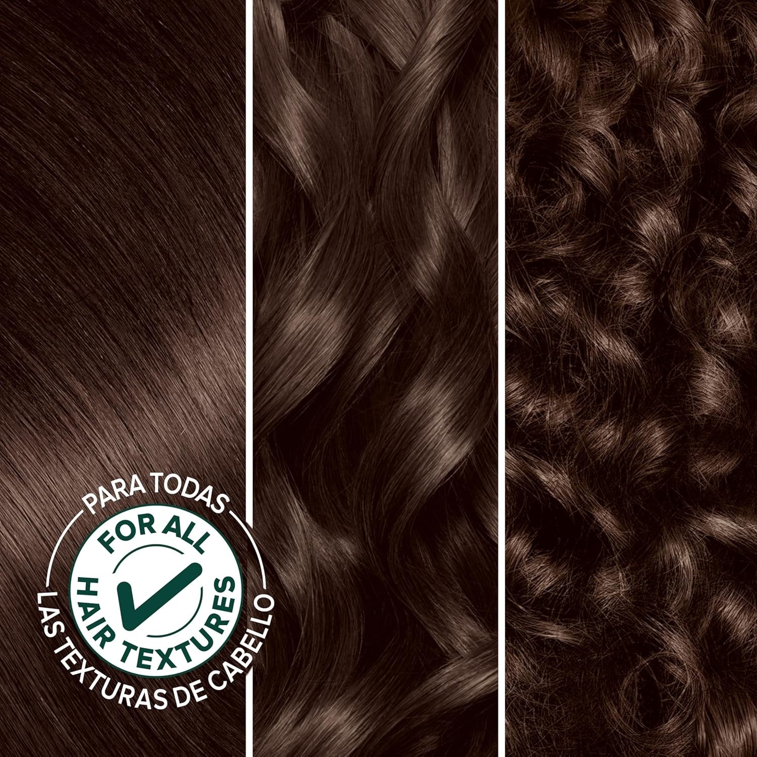 3PACK Garnier Nutrisse Nourishing Permanent Hair Color Creme, 40 Dark Brown