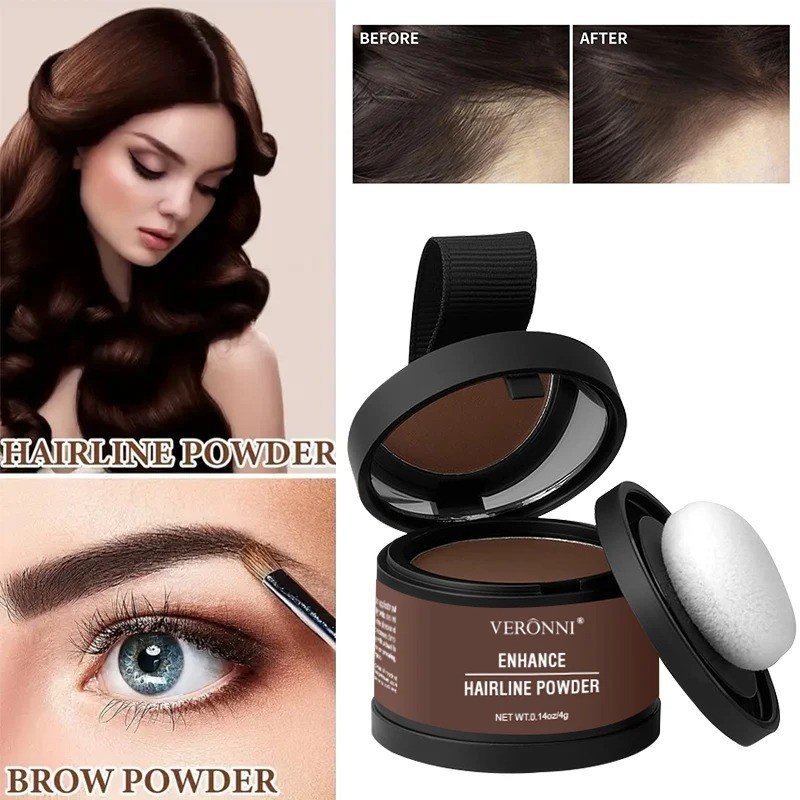Hairline Powder Root Touch Up Instant Concealer for Thinning Hair Makeup