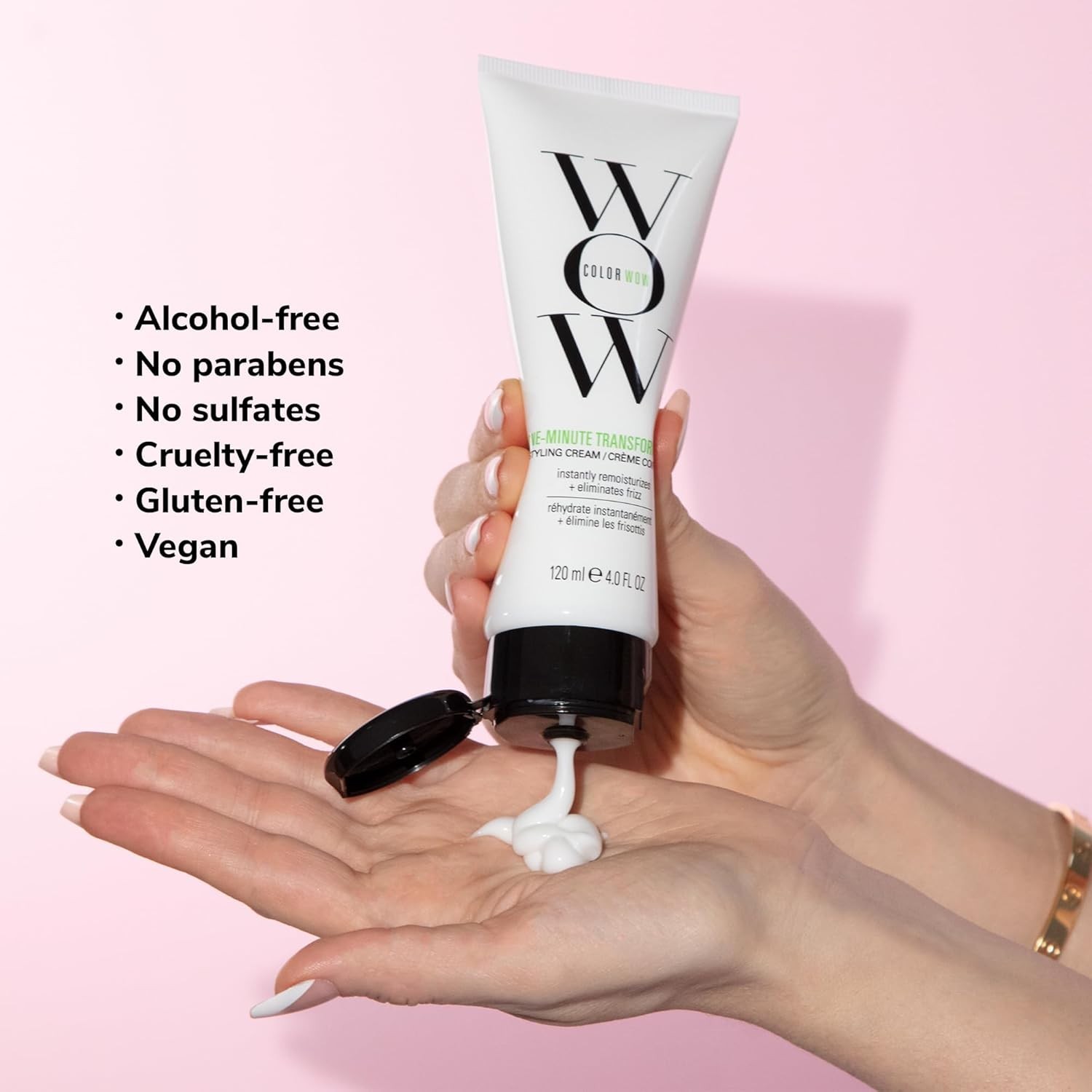 COLOR WOW One Minute Transformation Instant frizz fix Nourishing cream 4OZ