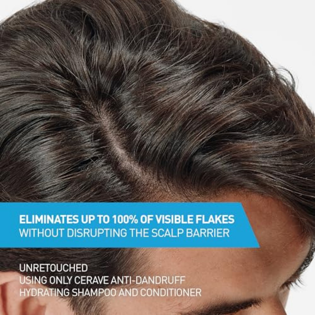 Cerave Hydrating anti Dandruff Shampoo, 1% Pyrithione Zinc Dandruff Treatment