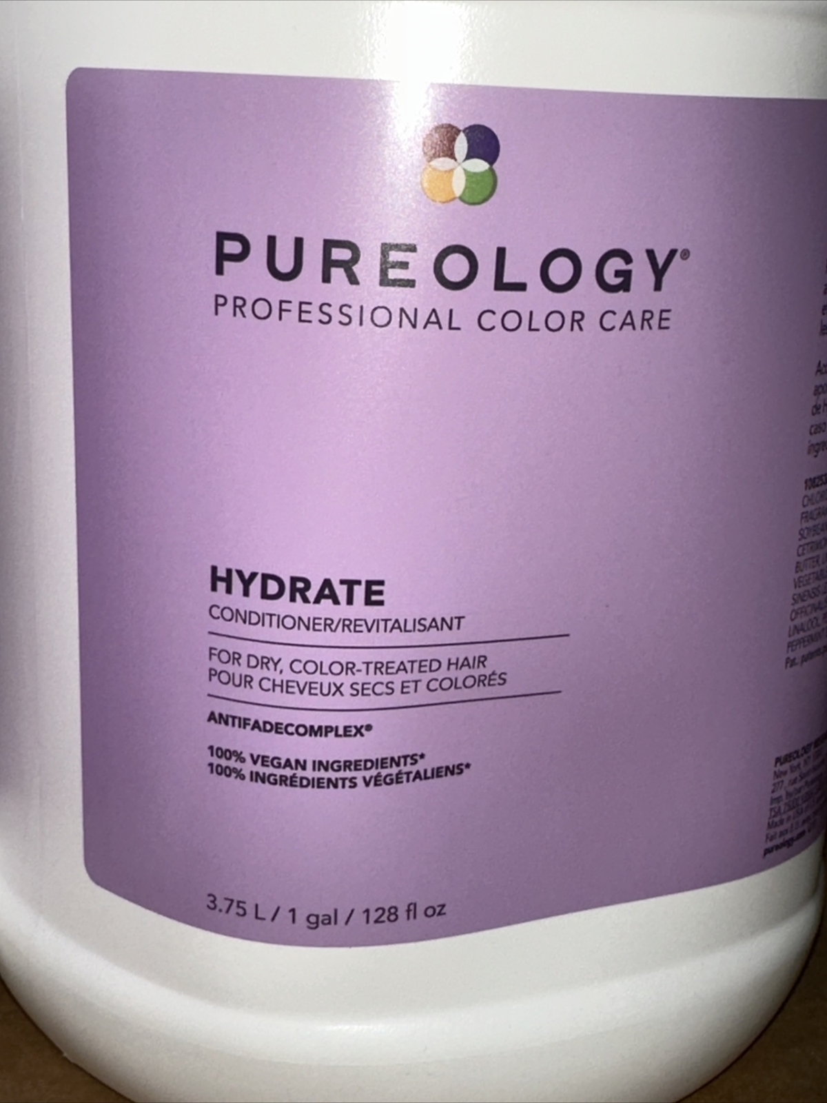 Pureology Hydrate SHAMPOO & CONDITIONER Gallon (128oz) SET OF 2- WITH PUMPS!!