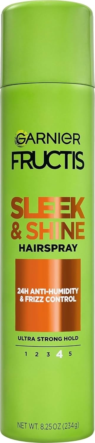 Garnier Fructis Sleek & Shine Hairspray Extra Strong Hold Anti-Frizz 8.25 oz