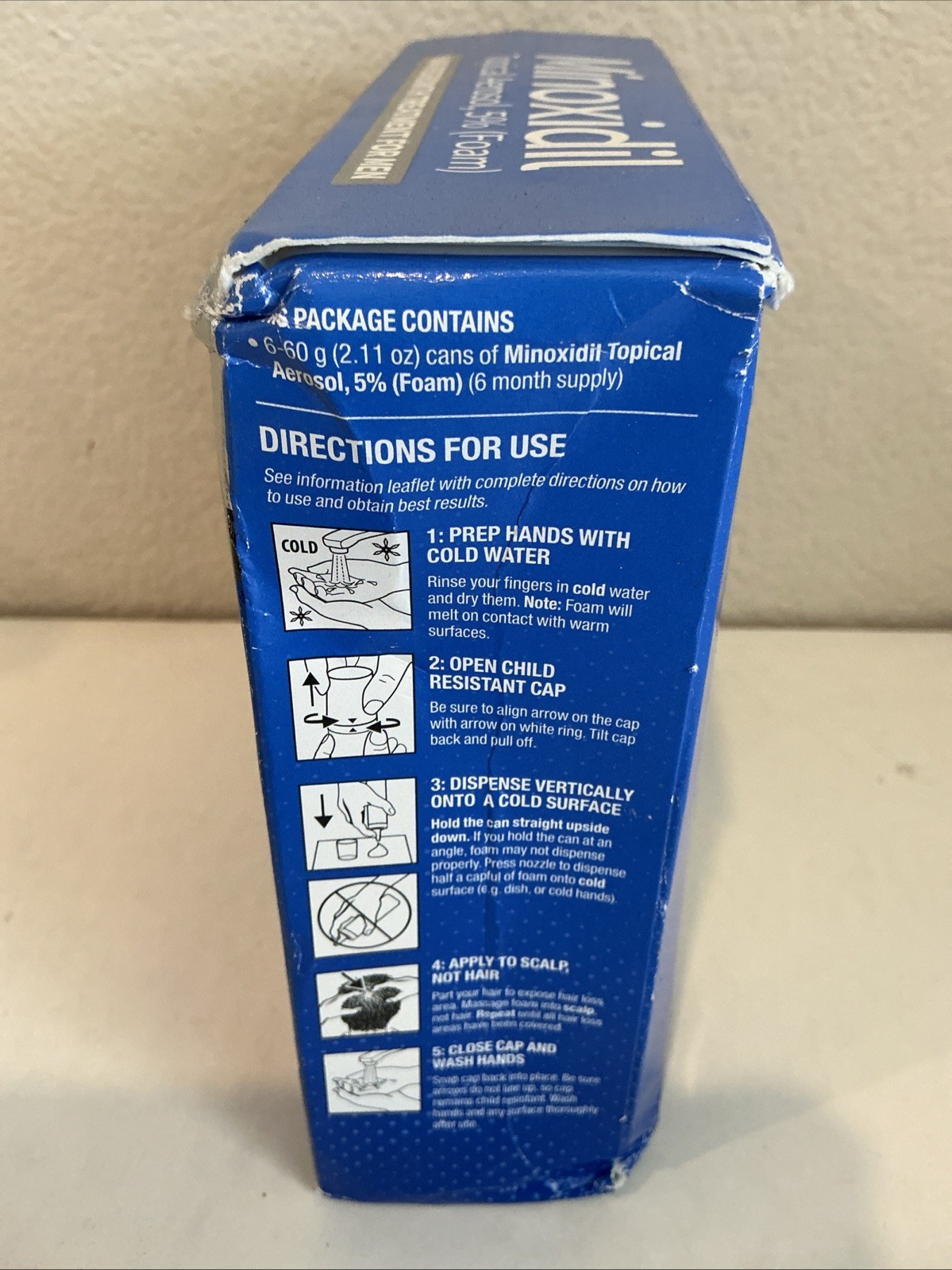 Kirkland Signature Minoxidil 5% Foam for Men – Hair Regrowth For 6 Month Supply