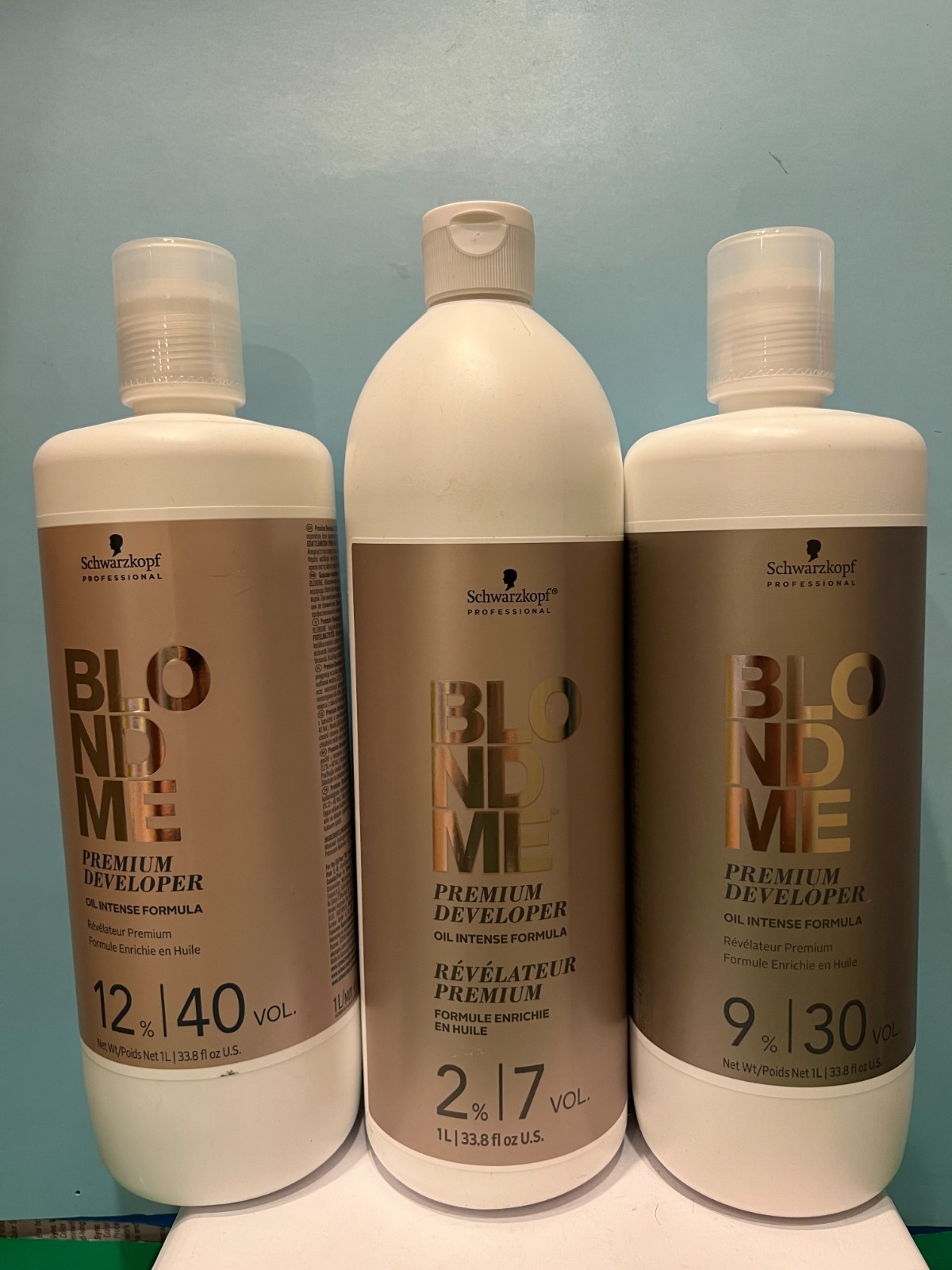 Schwarzkopf Blondme Bond Enforcing Premium Lightener 9+ XXL Or Developer or Duo