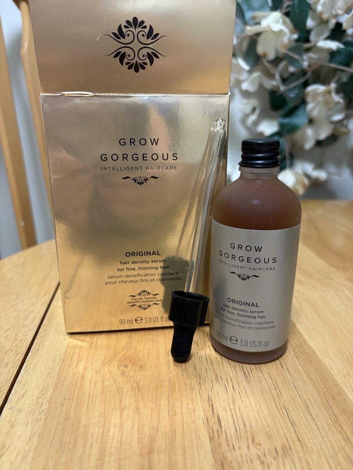 Grow Gorgeous ORIGINAL Hair Density Serum,90ml/3oz, BNIB,For Fine, Thinning Hair