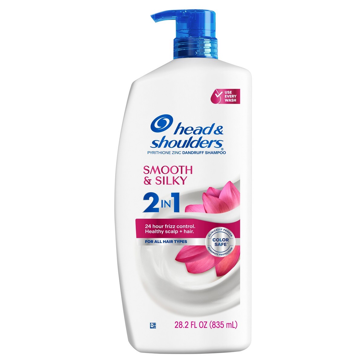 Head & Shoulders 2-in-1 Smooth & Silky Shampoo – 28.2 fl oz: For All Hair Types