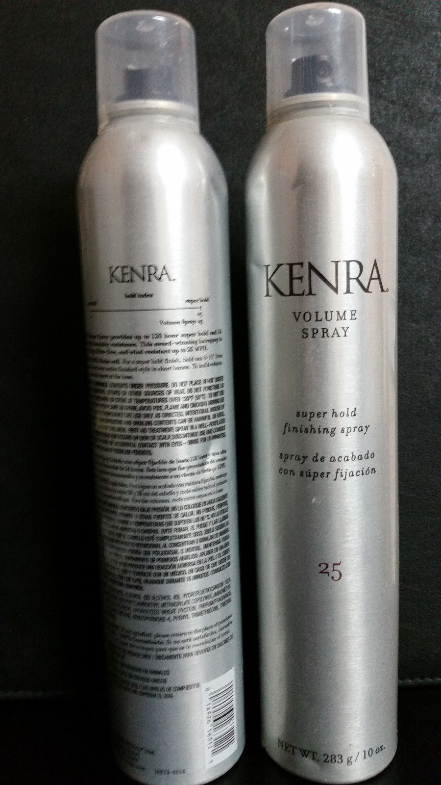 2X Kenra 25 VOLUME SUPER HOLD FINISHING HAIRSPRAY 10 oz (283g)