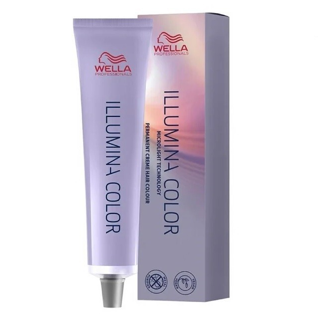 Wella Illumina Permanent Hair Color 10/69 Lightest Blonde/Violet Cendre, 2 oz