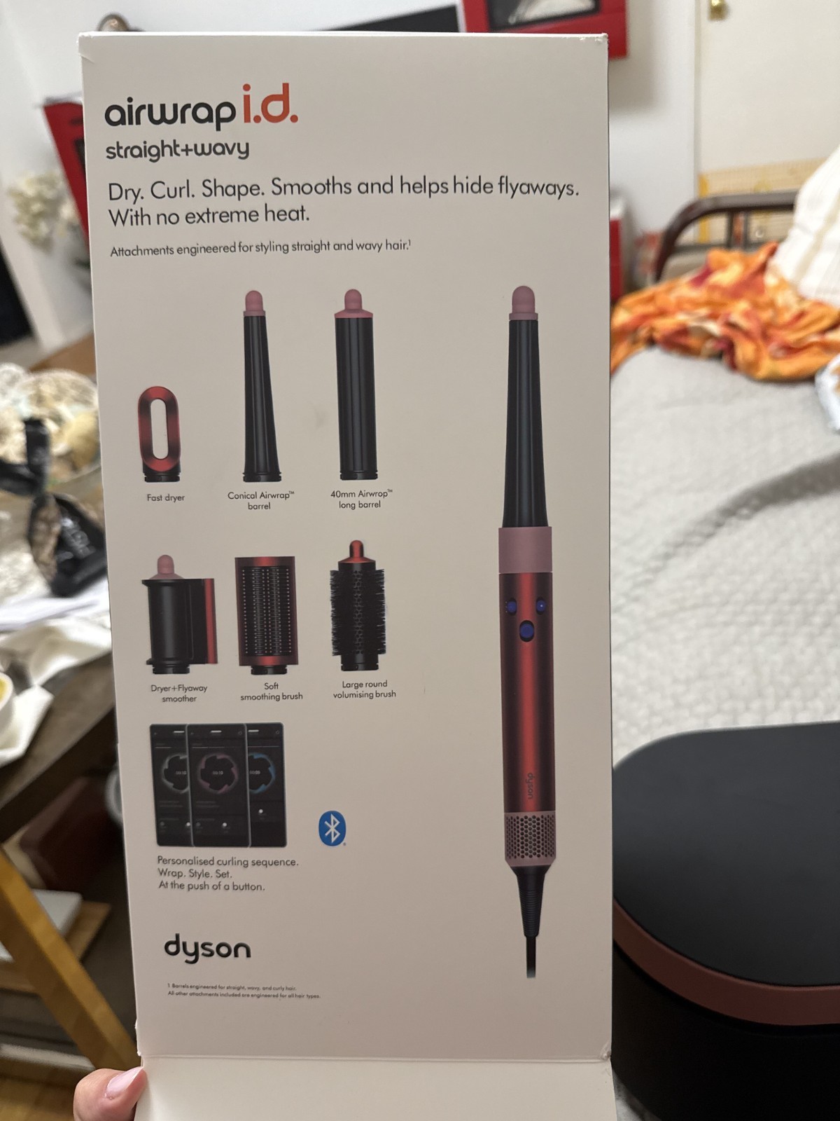 New Sealed Dyson Airwrap Ceramic Pink i.d. Multi-Styler and Dryer