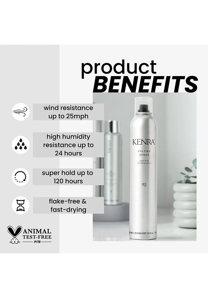 Kenra Volume Spray Super Hold Finishing Hair 16oz