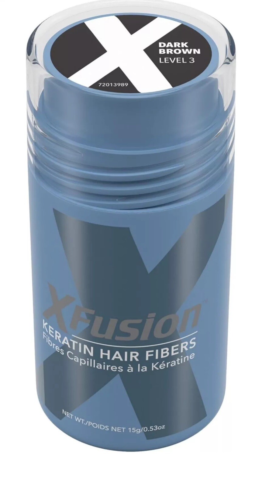 Xfusion (2 PACK) Keratin Hair Fibers Dark Brown 15G / 0.53 oz