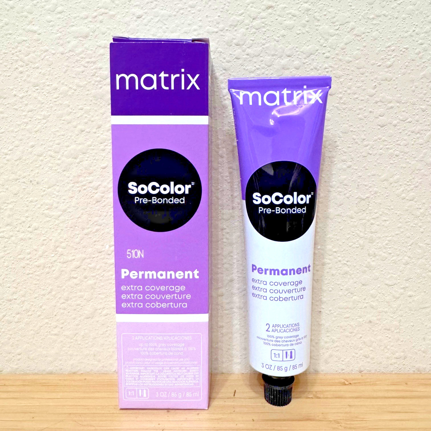 Matrix SoColor Pre-Bonded Permanent Extra Coverage Hair Color 3oz – NIB