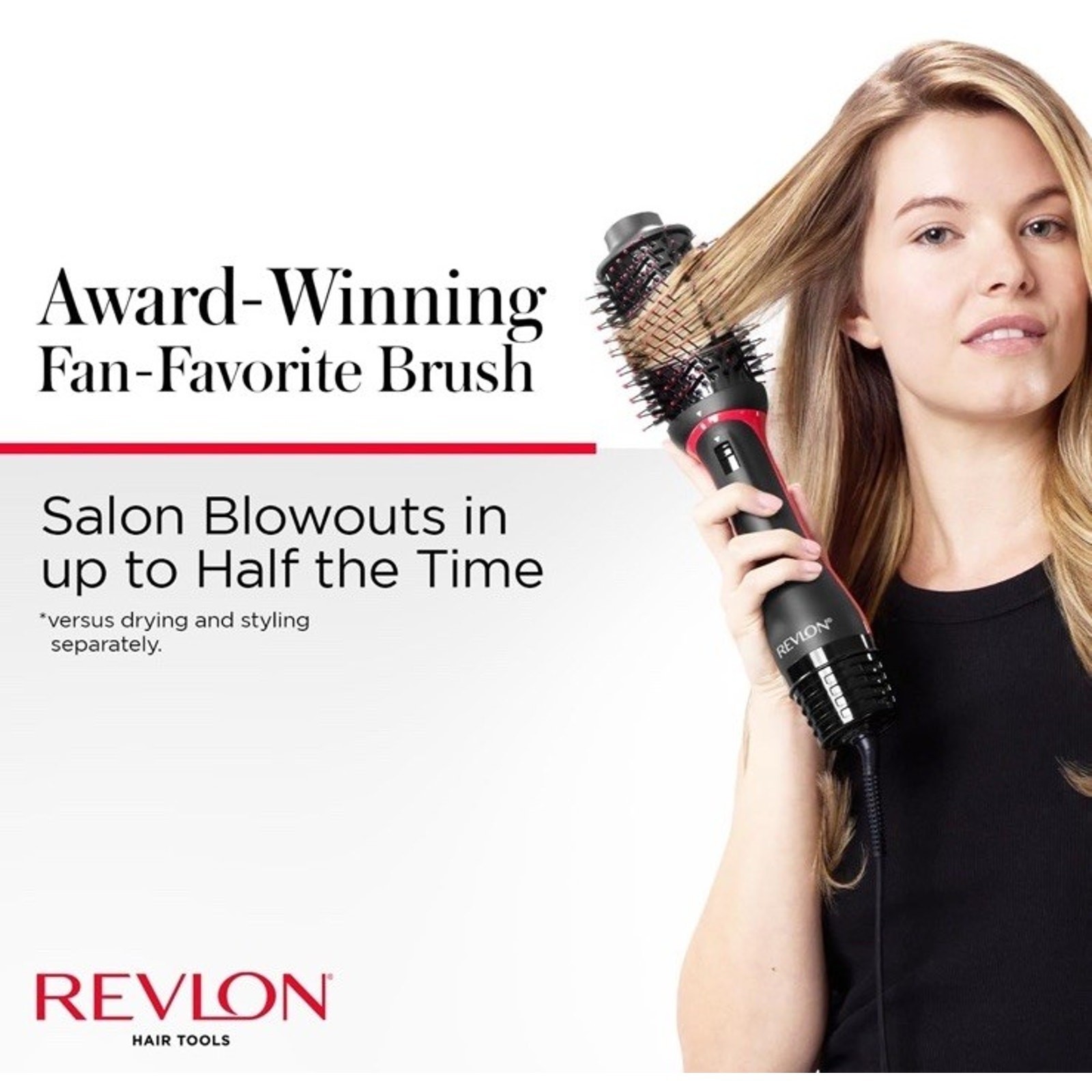 Revlon One-Step Plus Hair Dryer and Volumizer – Black/Red – RVDR5298 (B8)