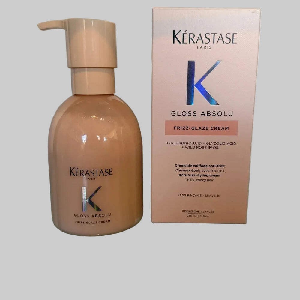 Kerastase Gloss Absolu Frizz Glaze Cream Heat Protecting 8.5 oz 250 – NEW