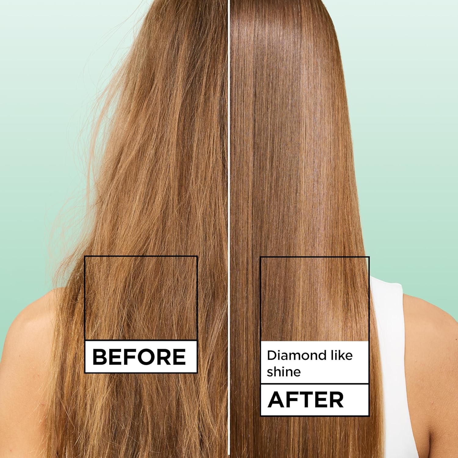 Garnier Fructis Diamond Sleek Hair Shine Spray Heat Protectant 4.6 oz Argan Oil