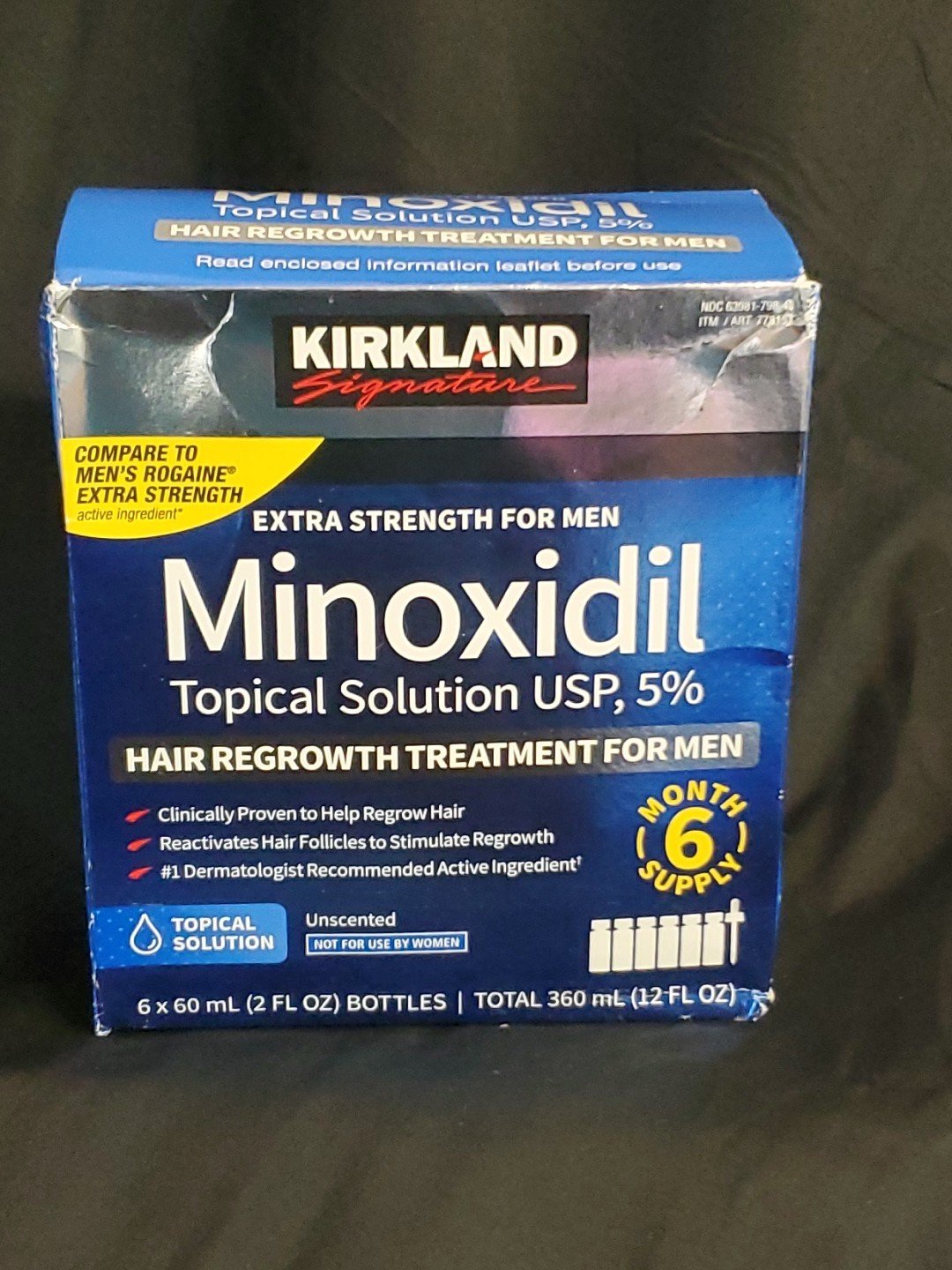 Minoxidil 5% Extra Strength Men 6 Month Supply Hair Regrowth Solution NEW