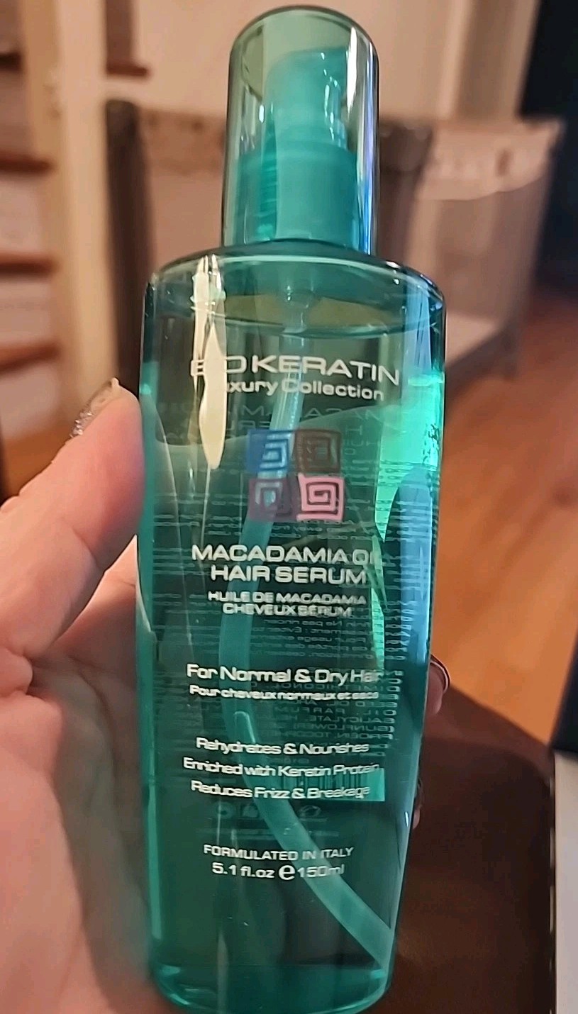 Bio Keratin Luxury Collection MACADAMIA OIL HAIR SERUM 5.1 OZ NEW!
