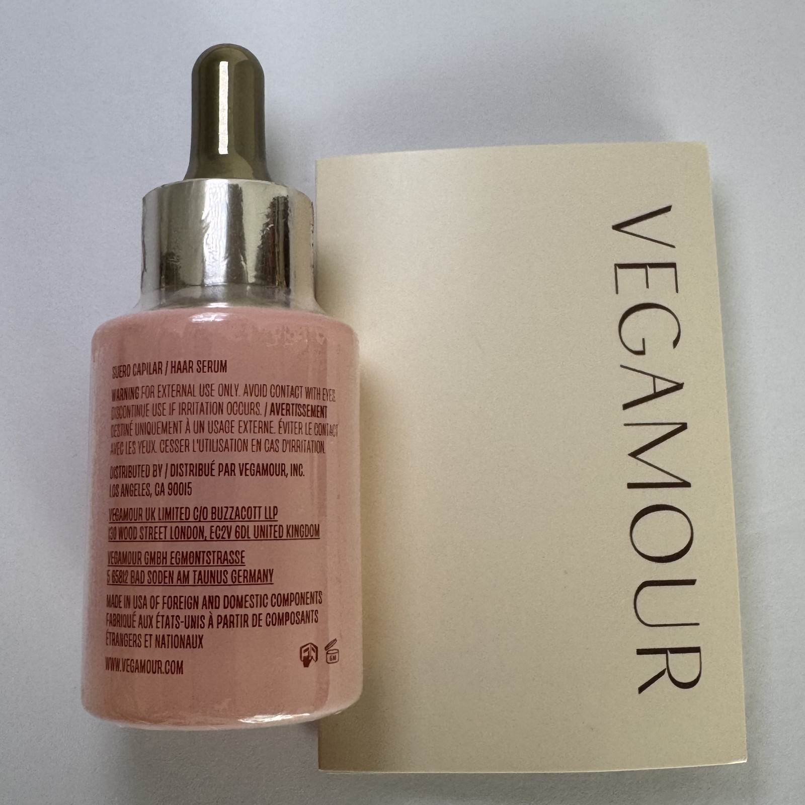 VEGAMOUR GRO Thinning Hair Serum 90 Day Supply 3 Bottles sealed in Box (new)