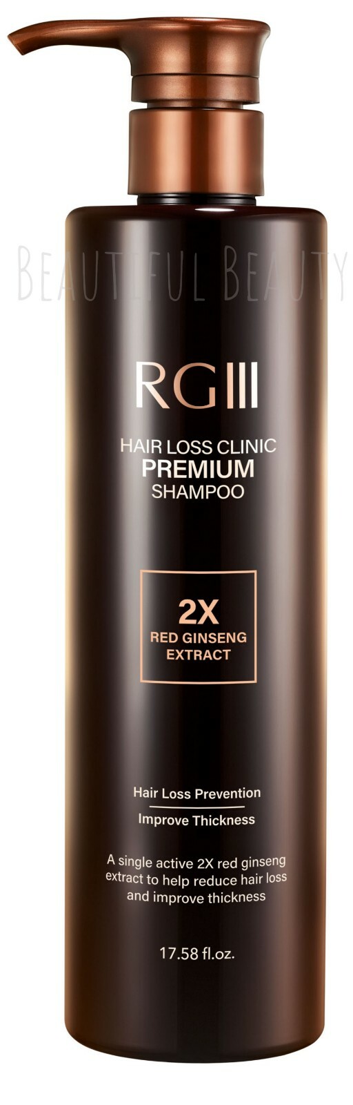RGIII RG3 PREMIUM 2X HAIR LOSS PREVENTION CLINIC SHAMPOO Red Ginseng USA SELLER