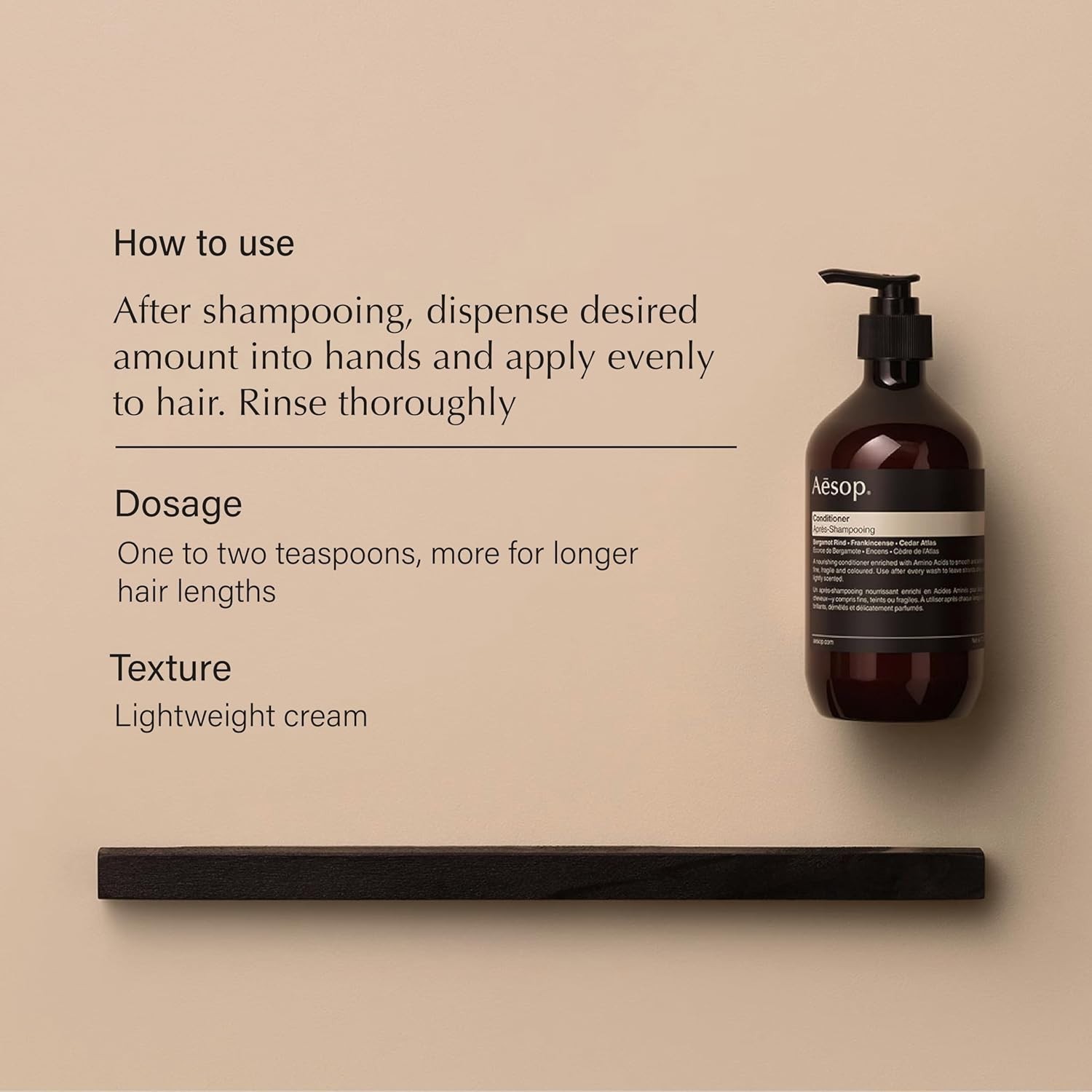 Aesop Conditioner | Soften & Hydrate All Hair Types, Nourishing Formula 16.9 oz