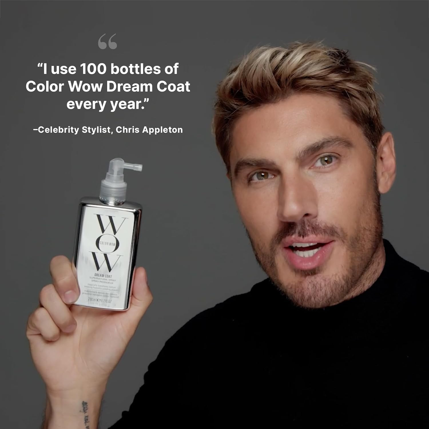 COLOR WOW Dream Coat – Anti-Humidity Frizz Control Spray for Glass Hair | Anti-F