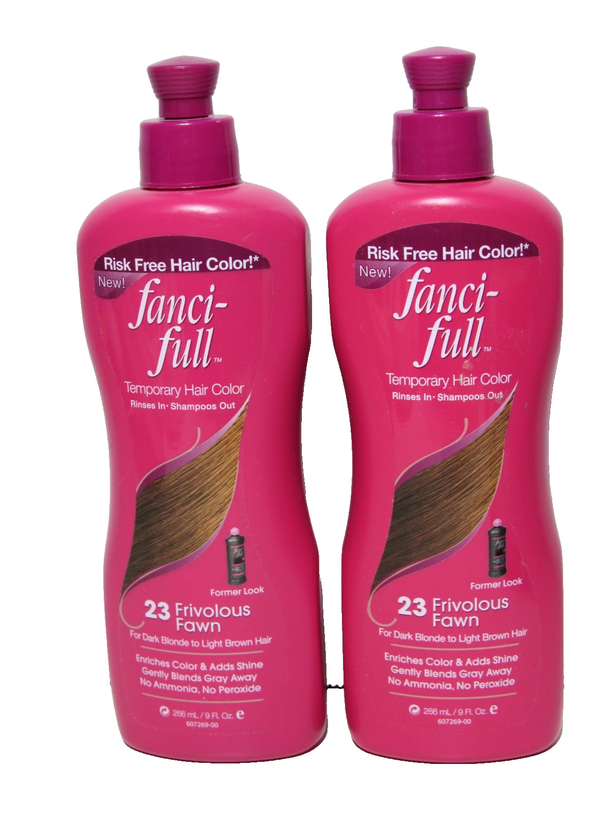 Fanci-Full Temporary Hair Color 23 Frivolous Fawn 9 oz NEW 2 Pack – 266ML