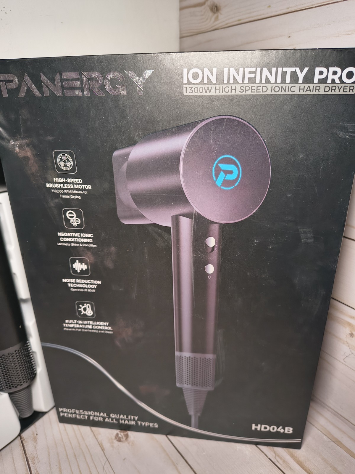 Panergy Ion Infinity Pro 1300w High Speed Ionic Hair Dryer New Open Box