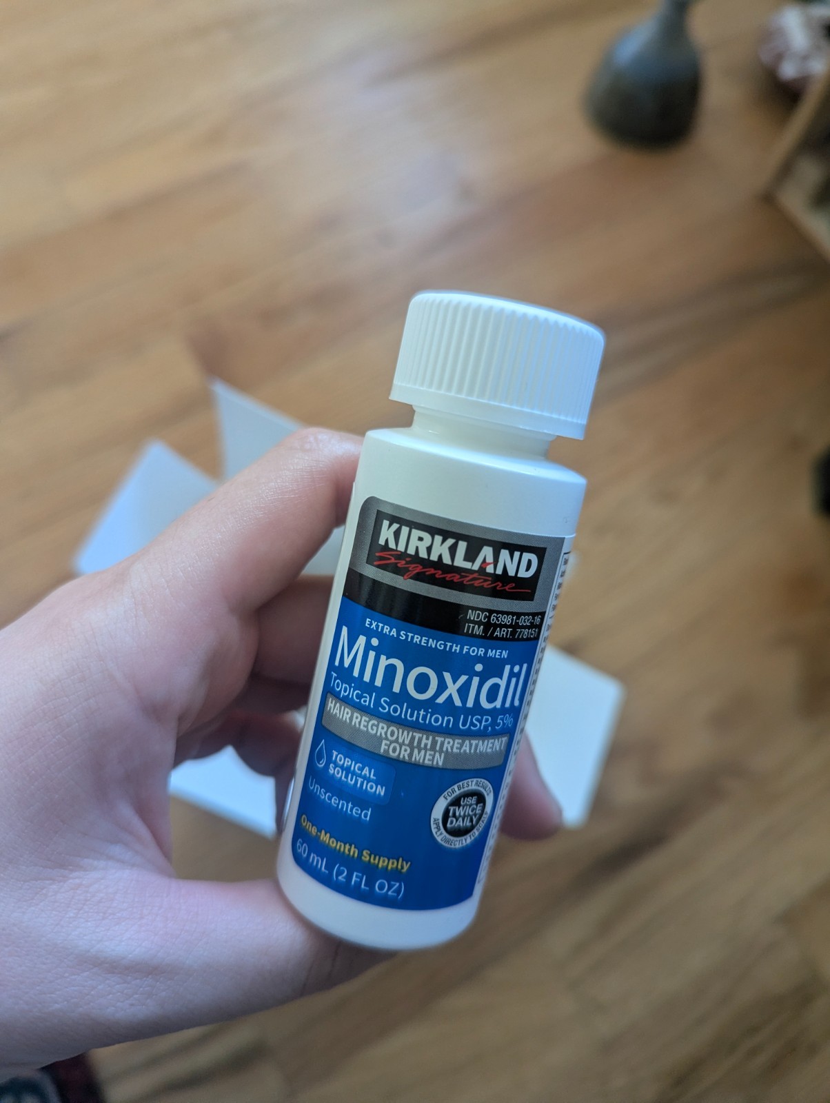 Kirkland Signature Minoxidil 5% Hair Regrowth Treatment for Men