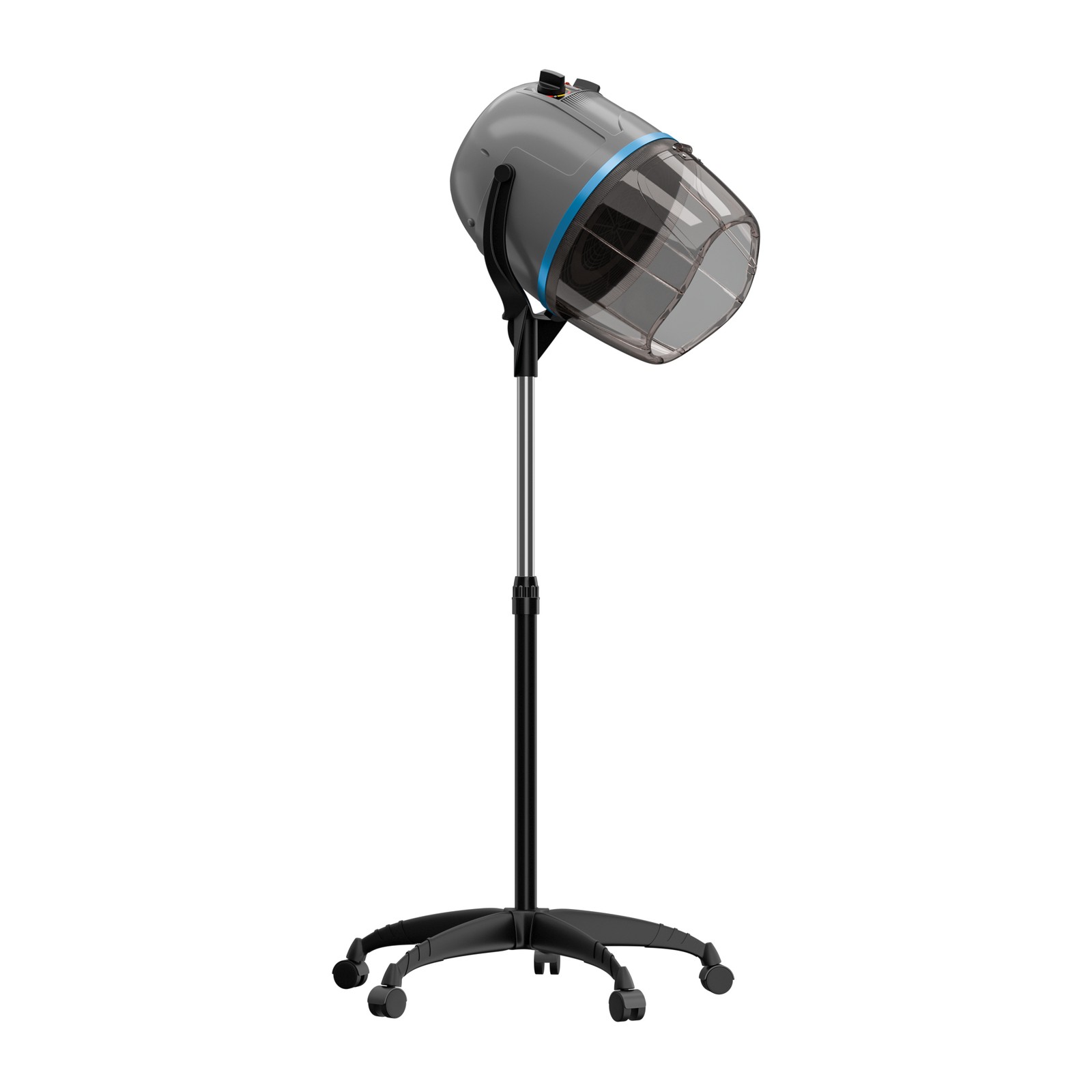 1300W Hair Bonnet Dryer Hot Perm Adjustable Height Salon Use Professional Gray