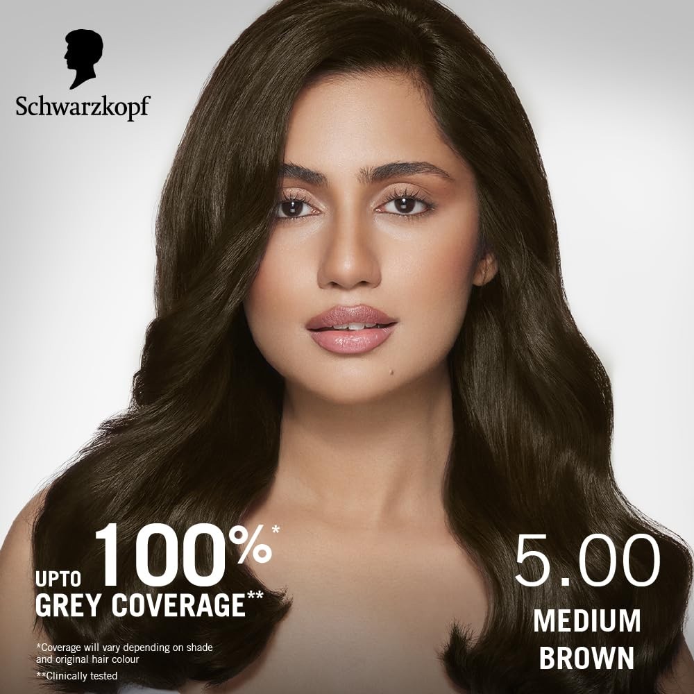 10 X chwarzkopf Simply Colour Permanent Hair Colour 5.0 Medium Brown