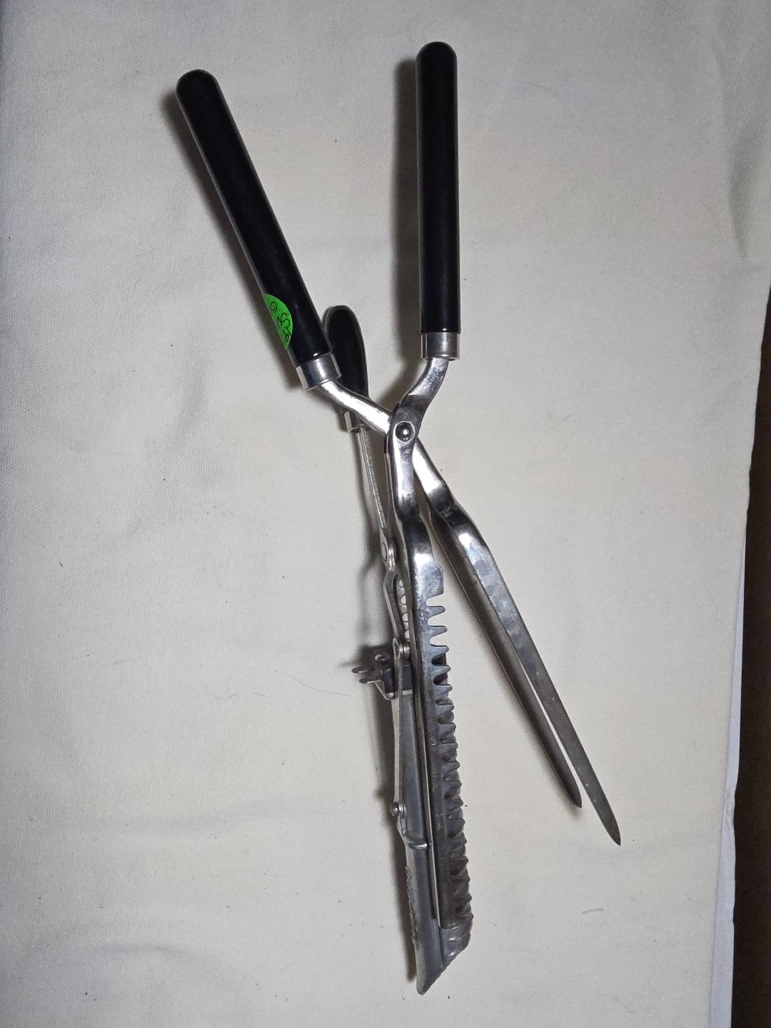 Vintage 1920s SUBPEDO Waving Iron 12″ Germany Curling Tool Crimper Antique Nifty
